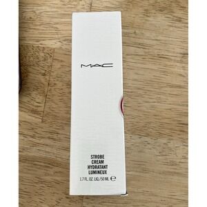 MAC Strobe Cream Hydratant Lumineux Pinklite 1.7 fl oz 50ml NIB Hydrating Glow